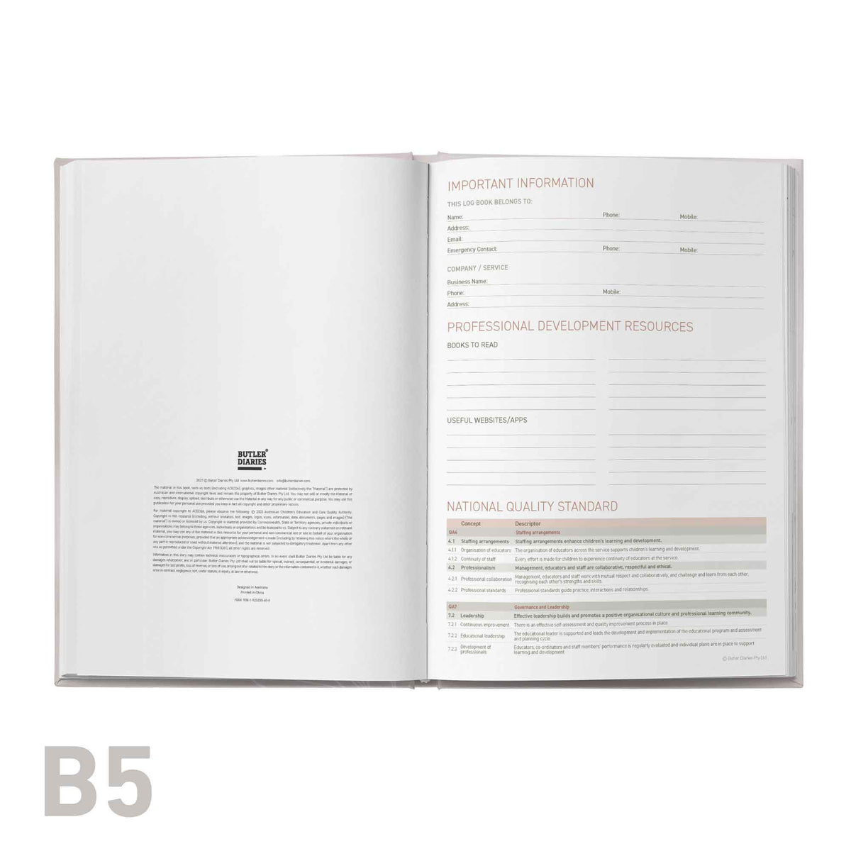 Open book with text on a white background
